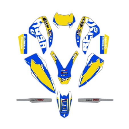 Kit déco moto Husaberg | Kit d’autocollants personnalisés