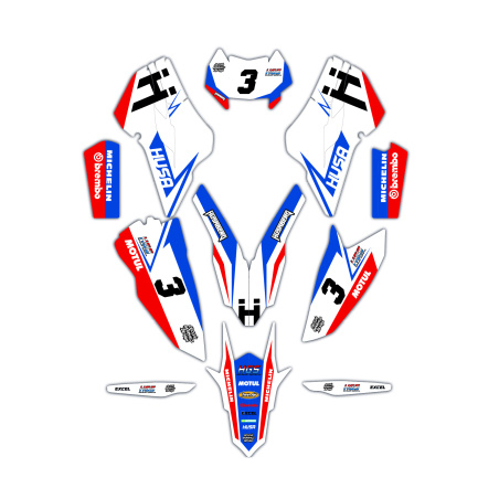 Kit déco moto Husaberg | Kit d’autocollants personnalisés