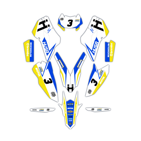 Kit déco moto Husaberg | Kit d’autocollants personnalisés