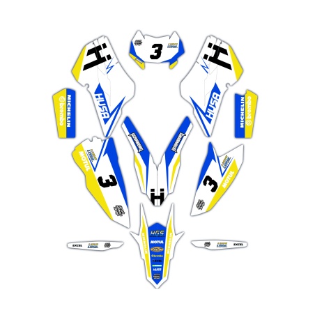 Kit déco moto Husaberg | Kit d’autocollants personnalisés