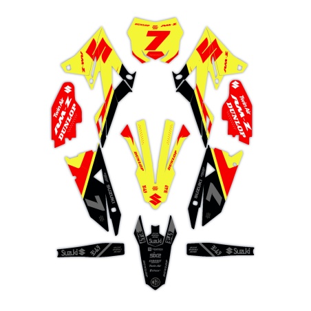 Kit déco moto Suzuki Valenti | Kit d’autocollants personnalisés