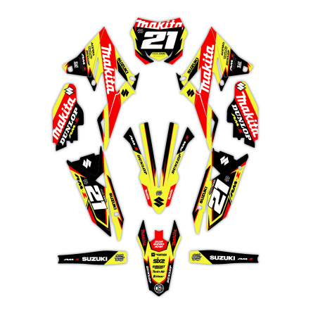 Kit déco moto Suzuki Valenti | Kit d’autocollants personnalisés
