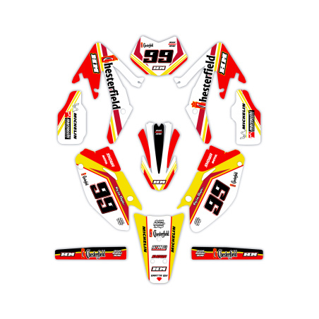 Hm and Vent 50 o 125 motorcycle graphics | Custom sticker kit