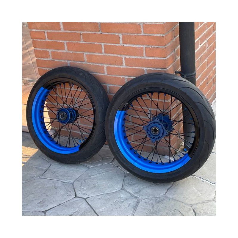 Adesivi Cerchi Ruota Blu Per Sherco SE | Decalcomanie Motocross, Enduro, Supermoto | CustomMX - Foto 5