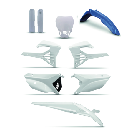 Kit Plastiche TM enduro EN 2T fi DAL 2022 bianche