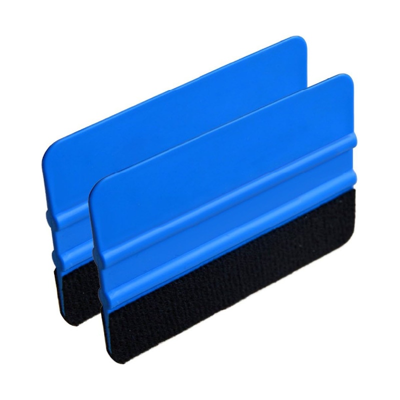 Squeegee for Mounting for adhesive/wrapping assembly