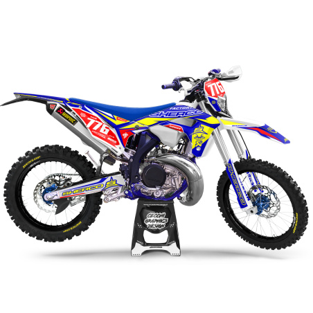 Kit déco moto Sherco | Kit d’autocollants personnalisés