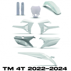 Kit Plastiche TM 4T 2022-2024 BIANCHE