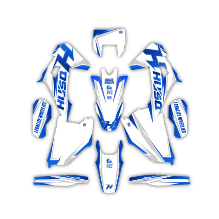 Husqvarna motorcycle graphics | Custom sticker kit