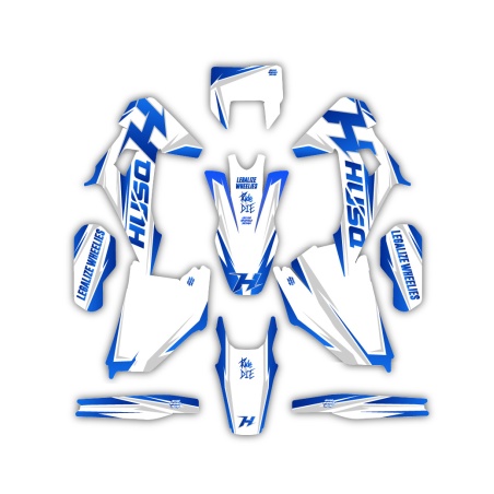 Husqvarna motorcycle graphics | Custom sticker kit