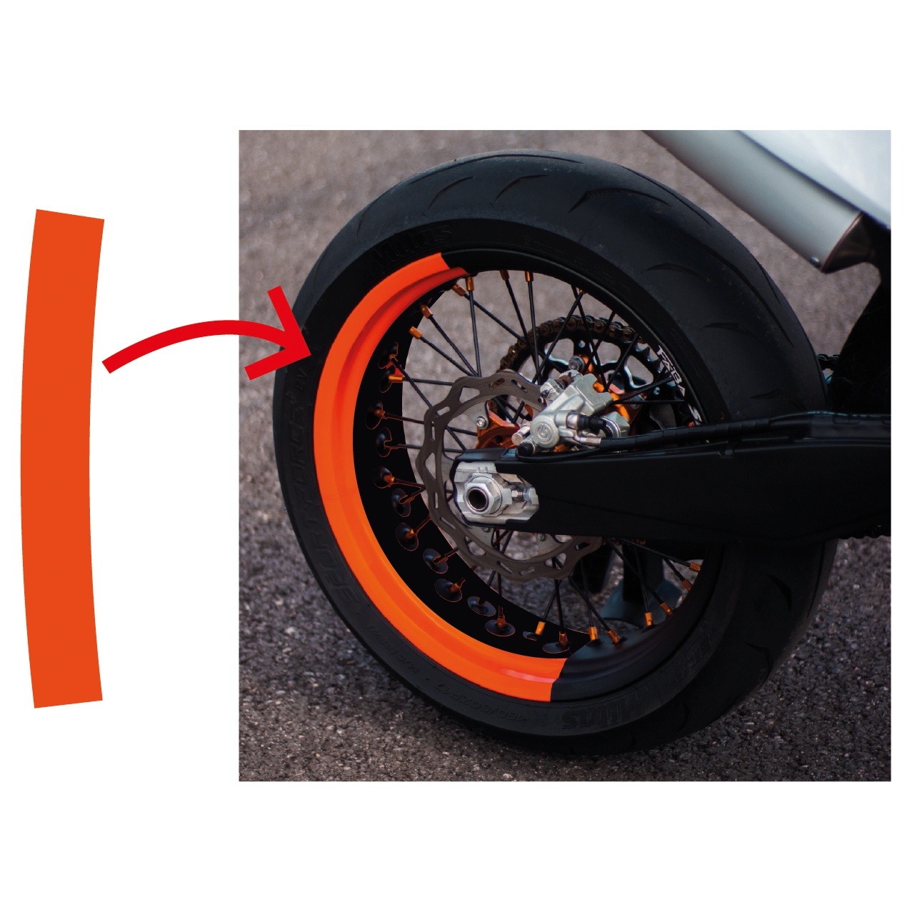 Lot D'autocollants Venzo - Couleurs Noir, Orange, Blanc - Neuf Sous Emballage - Pour Customisation Vélo, Casque, Etc.