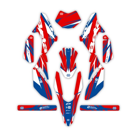 Kit déco moto Beta 50 e 125 4t | Kit d’autocollants personnalisés