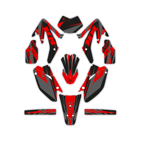 Kit déco moto Hm e Vent 50 o 125| Kit d’autocollants personnalisés