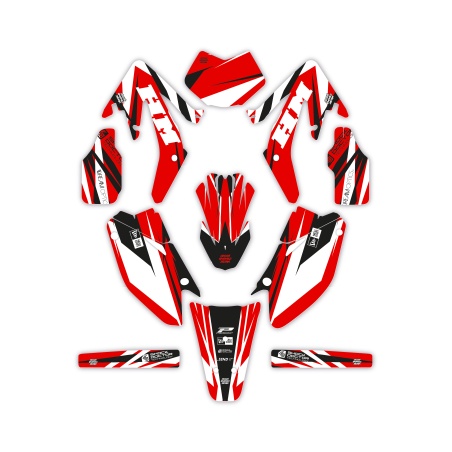 Kit déco moto Hm e Vent 50 o 125| Kit d’autocollants personnalisés