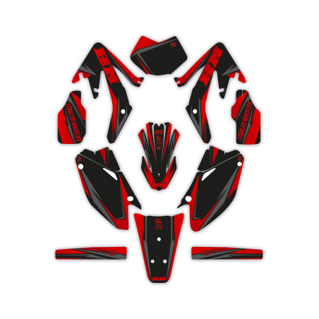 Kit déco moto Hm e Vent 50 o 125| Kit d’autocollants personnalisés