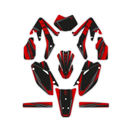 Kit déco moto Hm e Vent 50 o 125| Kit d’autocollants personnalisés