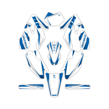 Kit déco moto Hm e Vent 50 o 125| Kit d’autocollants personnalisés