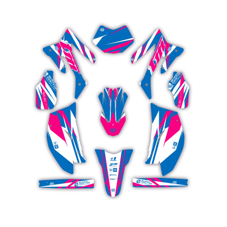 Kit déco moto Tm | Kit d’autocollants personnalisés