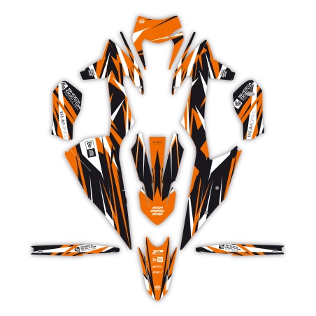 Ktm motorcycle graphics | Custom sticker kit