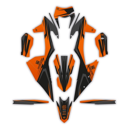 Kit déco moto Ktm | Kit d’autocollants personnalisés
