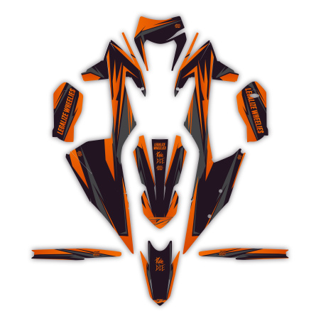 Kit déco moto Ktm | Kit d’autocollants personnalisés