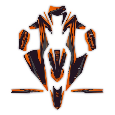 Kit déco moto Ktm | Kit d’autocollants personnalisés