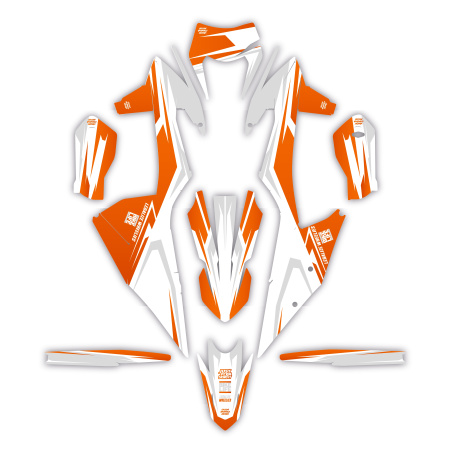 Ktm motorcycle graphics | Custom sticker kit
