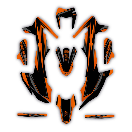Kit déco moto Ktm 690 | Kit d’autocollants personnalisés