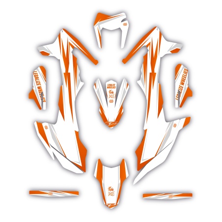 Ktm 690 motorcycle graphics | Custom sticker kit