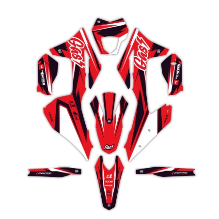 Kit déco moto Gas Gas | Kit d’autocollants personnalisés