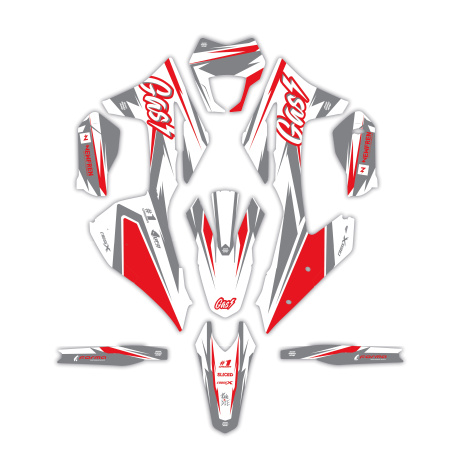 Gas Gas motorcycle graphics | Custom sticker kit