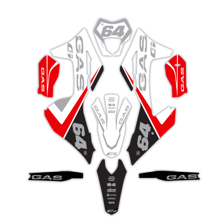Gas Gas motorcycle graphics | Custom sticker kit
