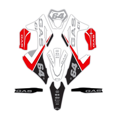 Gas Gas motorcycle graphics | Custom sticker kit