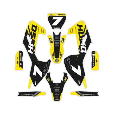 Kit déco moto Husqvarna | Kit d’autocollants personnalisés
