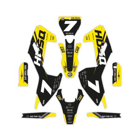 Kit déco moto Husqvarna | Kit d’autocollants personnalisés