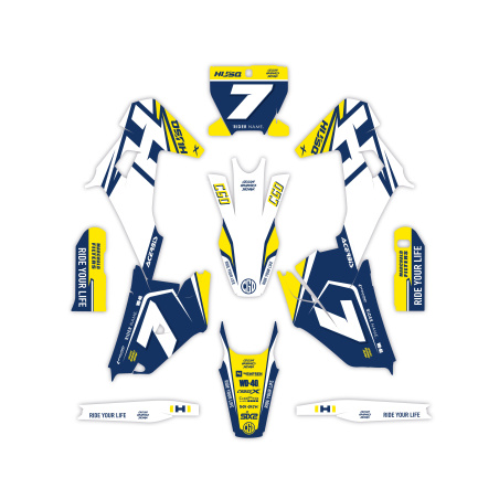 Kit déco moto Husqvarna | Kit d’autocollants personnalisés