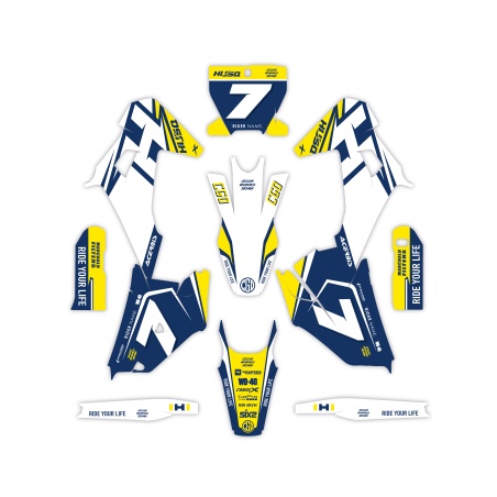 Kit déco moto Husqvarna | Kit d’autocollants personnalisés
