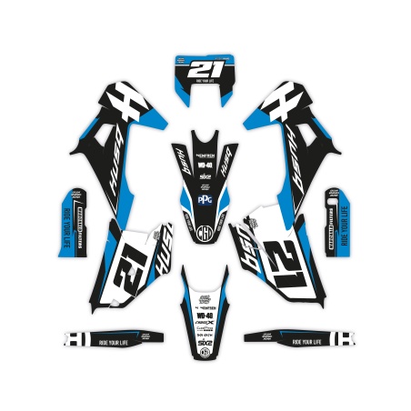 Kit déco moto Husqvarna | Kit d’autocollants personnalisés