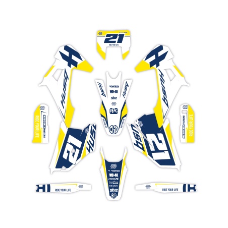 Kit déco moto Husqvarna | Kit d’autocollants personnalisés