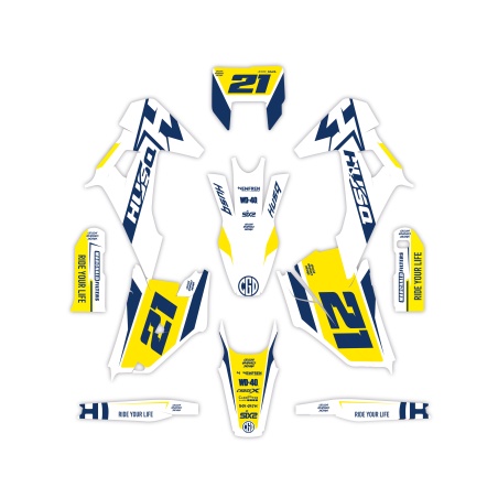Kit déco moto Husqvarna | Kit d’autocollants personnalisés