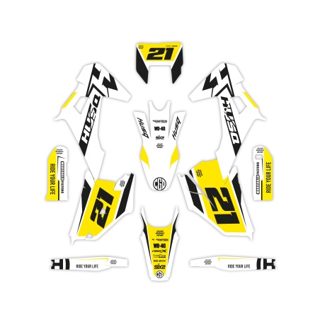 Kit déco moto Husqvarna | Kit d’autocollants personnalisés