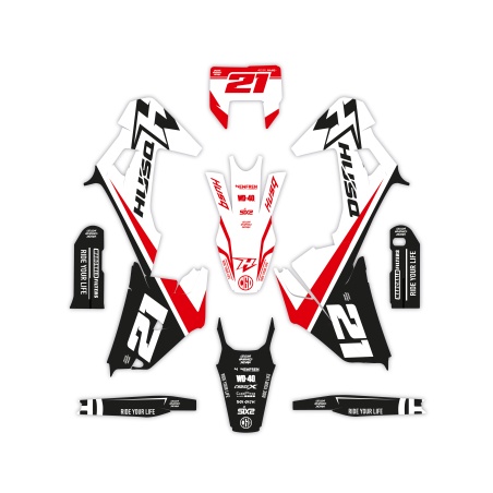 Husqvarna motorcycle graphics | Custom sticker kit