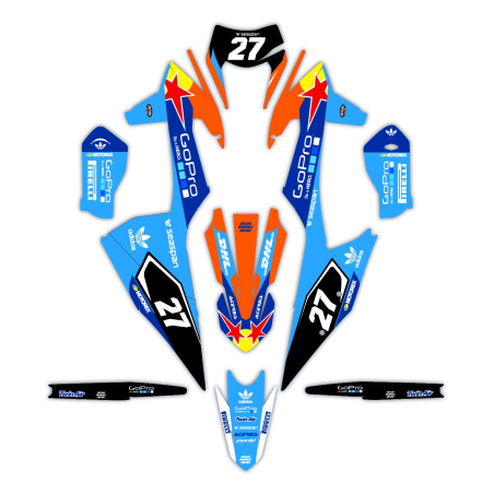 Ktm motorcycle graphics | Custom sticker kit