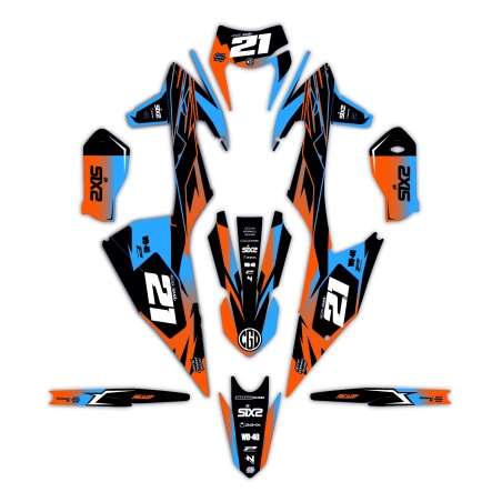 Ktm motorcycle graphics | Custom sticker kit