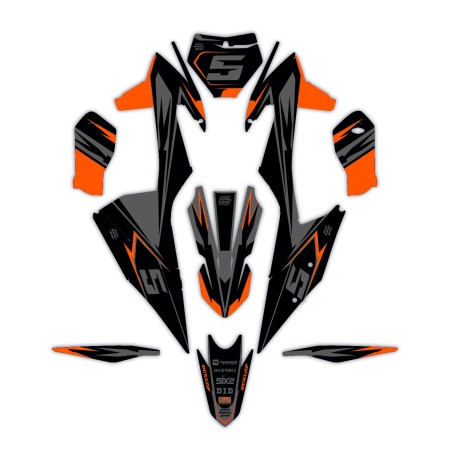 Ktm motorcycle graphics | Custom sticker kit