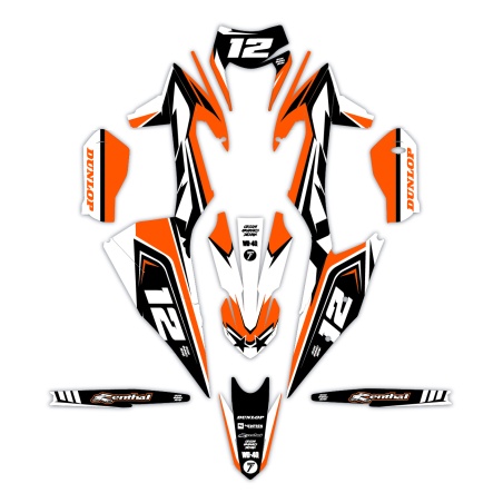 Ktm motorcycle graphics | Custom sticker kit