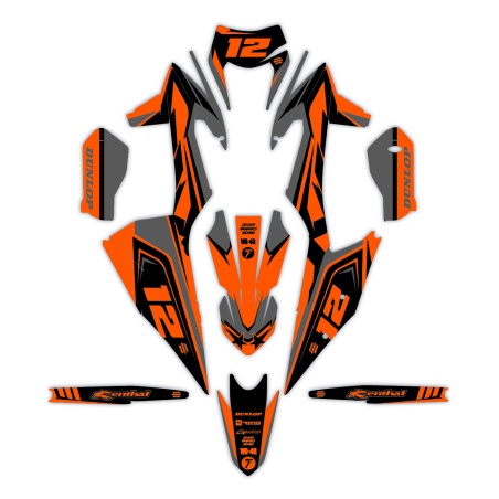 Ktm motorcycle graphics | Custom sticker kit