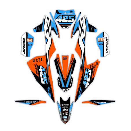Ktm motorcycle graphics | Custom sticker kit