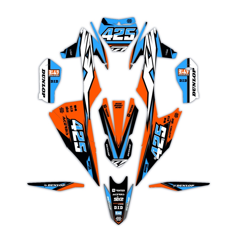 Ktm motorcycle graphics | Custom sticker kit