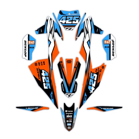 Ktm motorcycle graphics | Custom sticker kit